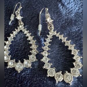 Elegant Silver Teardrop Earrings